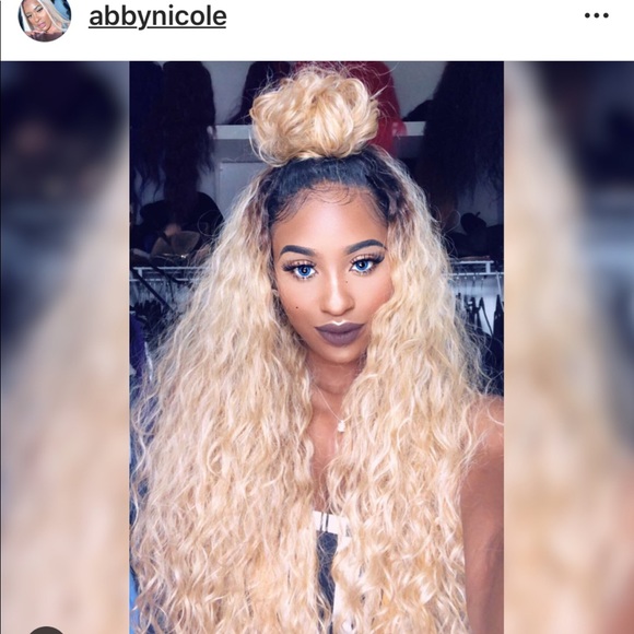 Accessories Ombr Blonde Spanish Wave Half Wig Poshmark